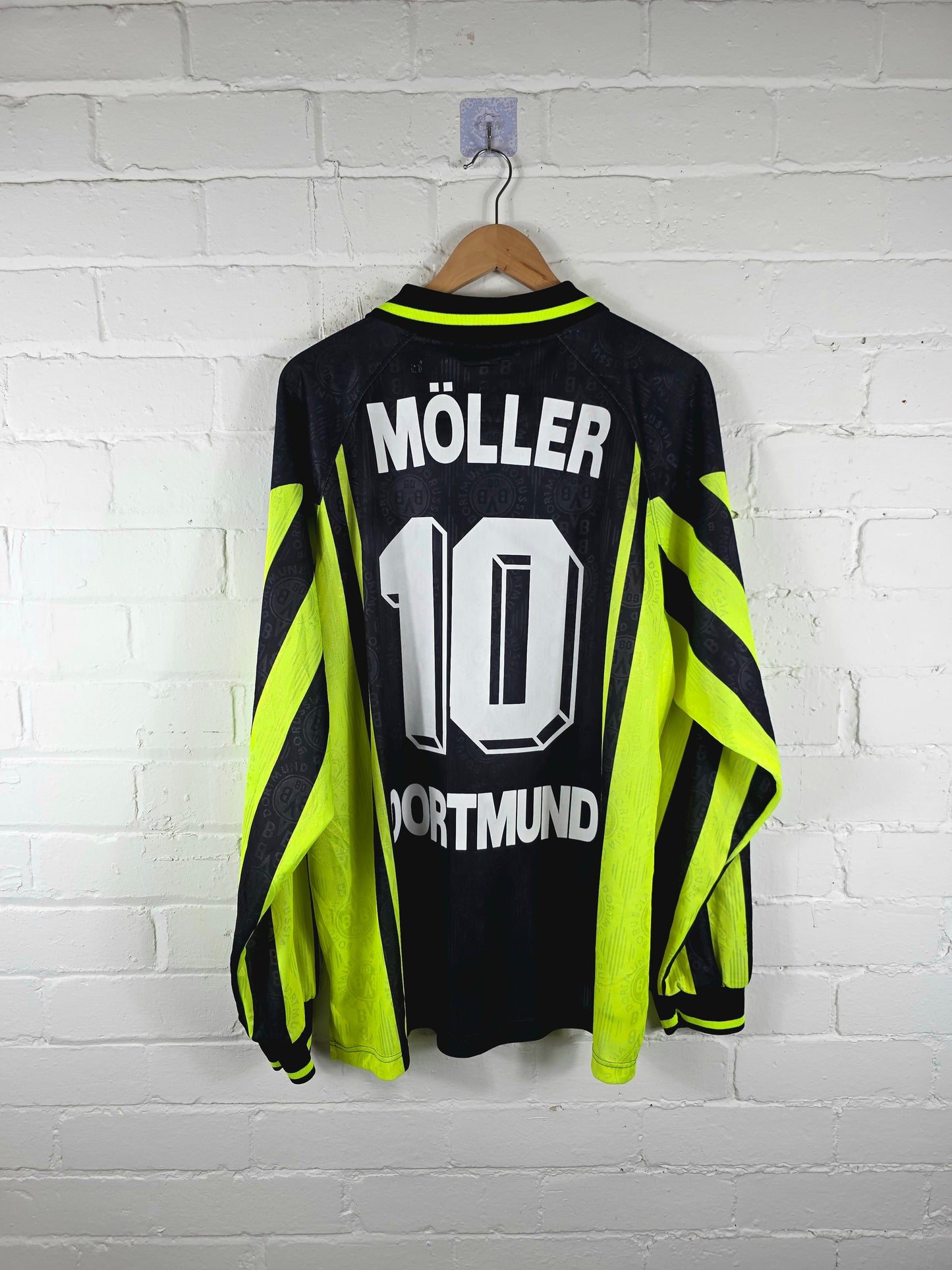 Nike Borussia Dortmund 1996/97 Long Sleeve Away Shirt XXL