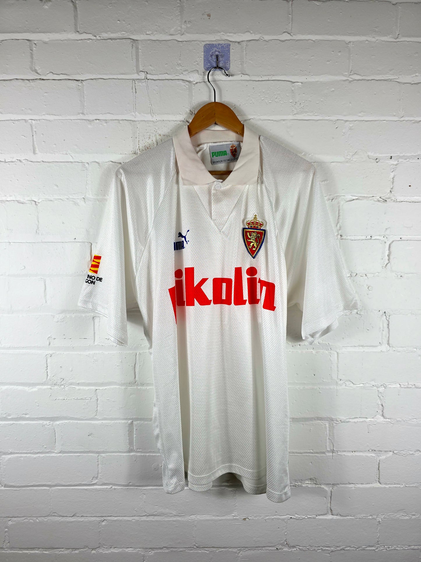 Puma Real Zaragoza 1994/95 Home Shirt XL
