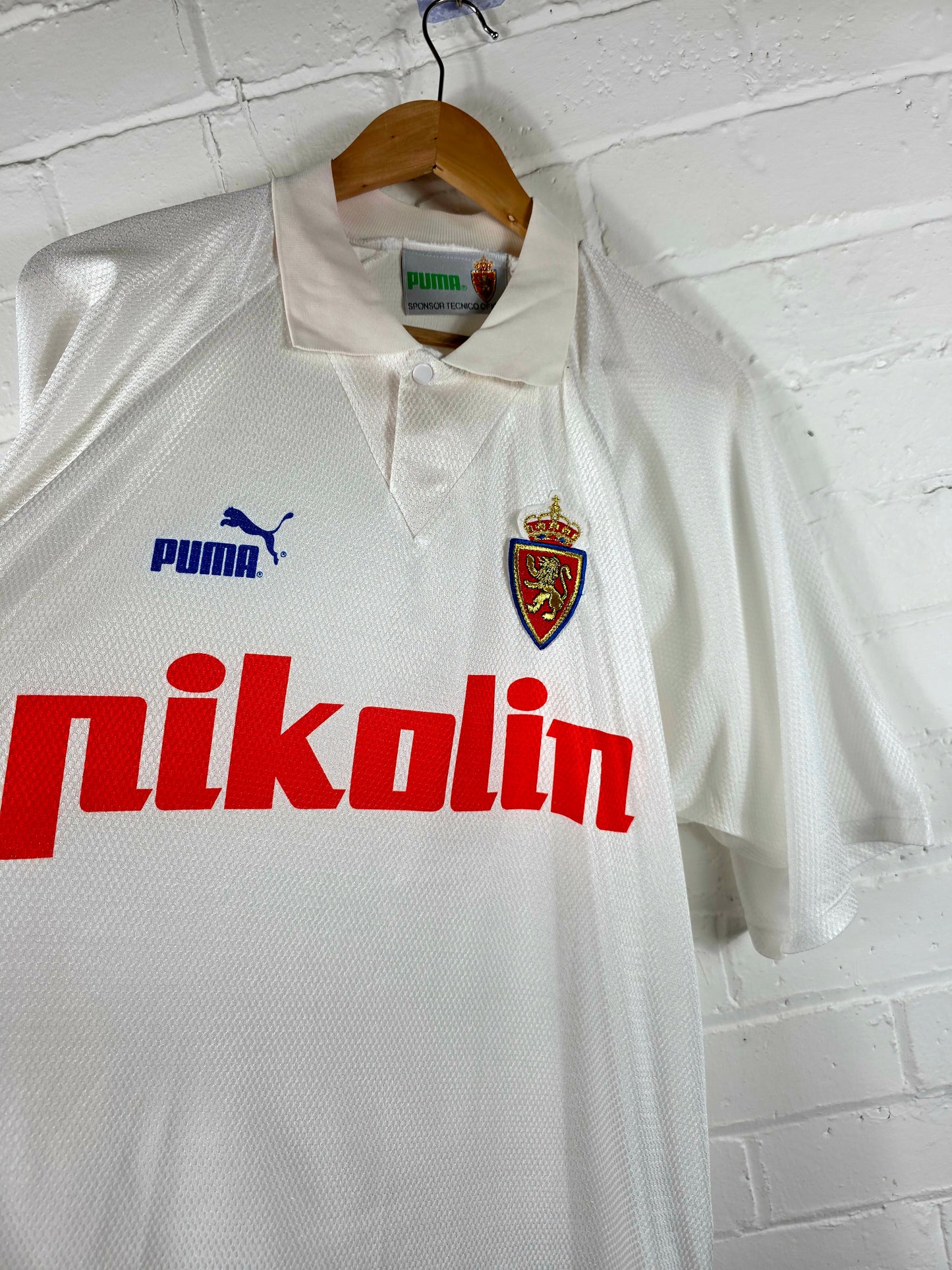 Puma Real Zaragoza 1994/95 Home Shirt XL