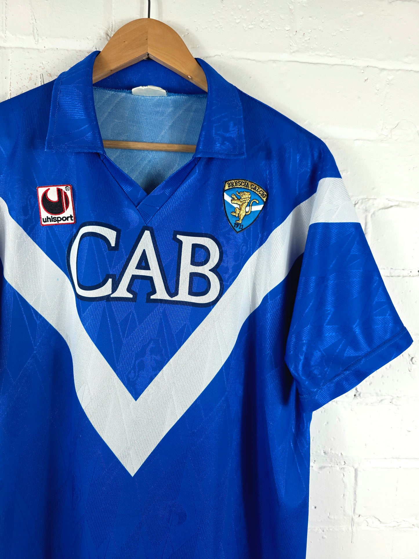 Uhlsport Brescia 1992/94 Match Issue Home Shirt XL
