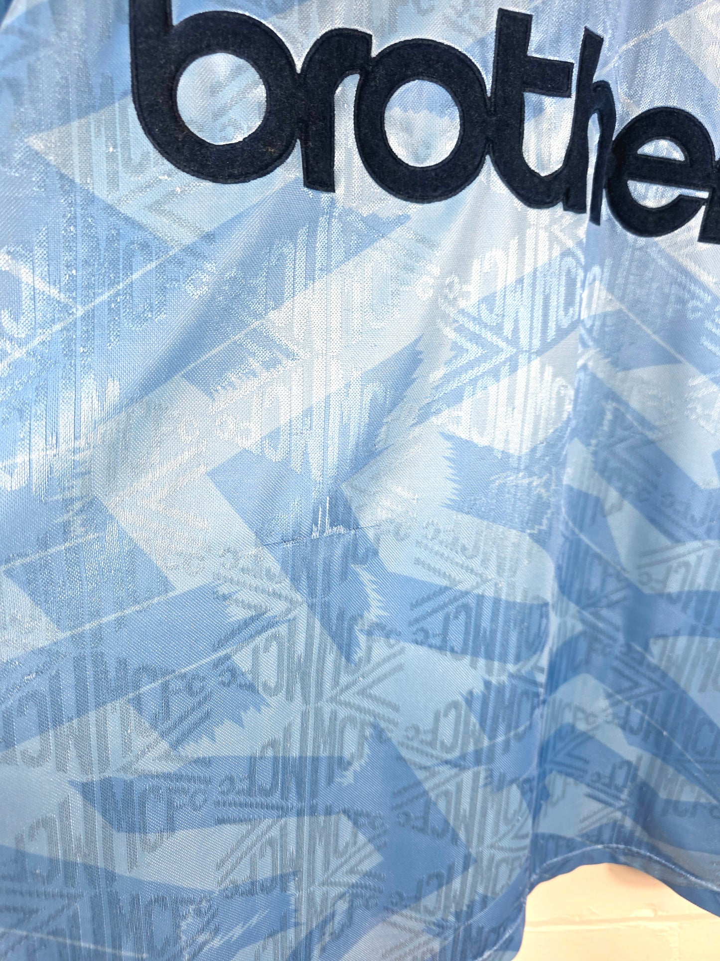 Umbro Manchester City 1991/93 Home Shirt Large