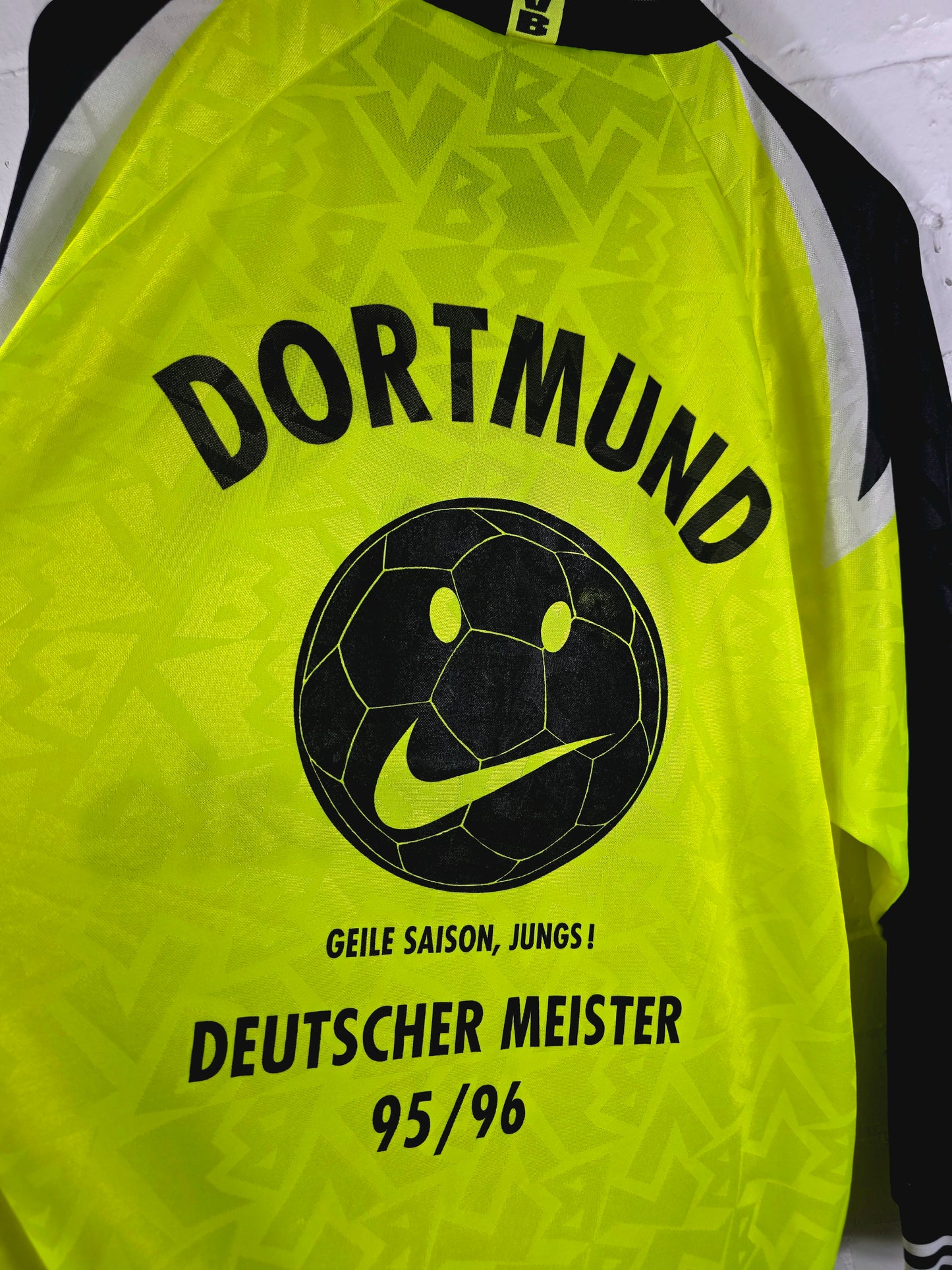 Nike Borussia Dortmund 1995/96 Long Sleeve Home Shirt XL