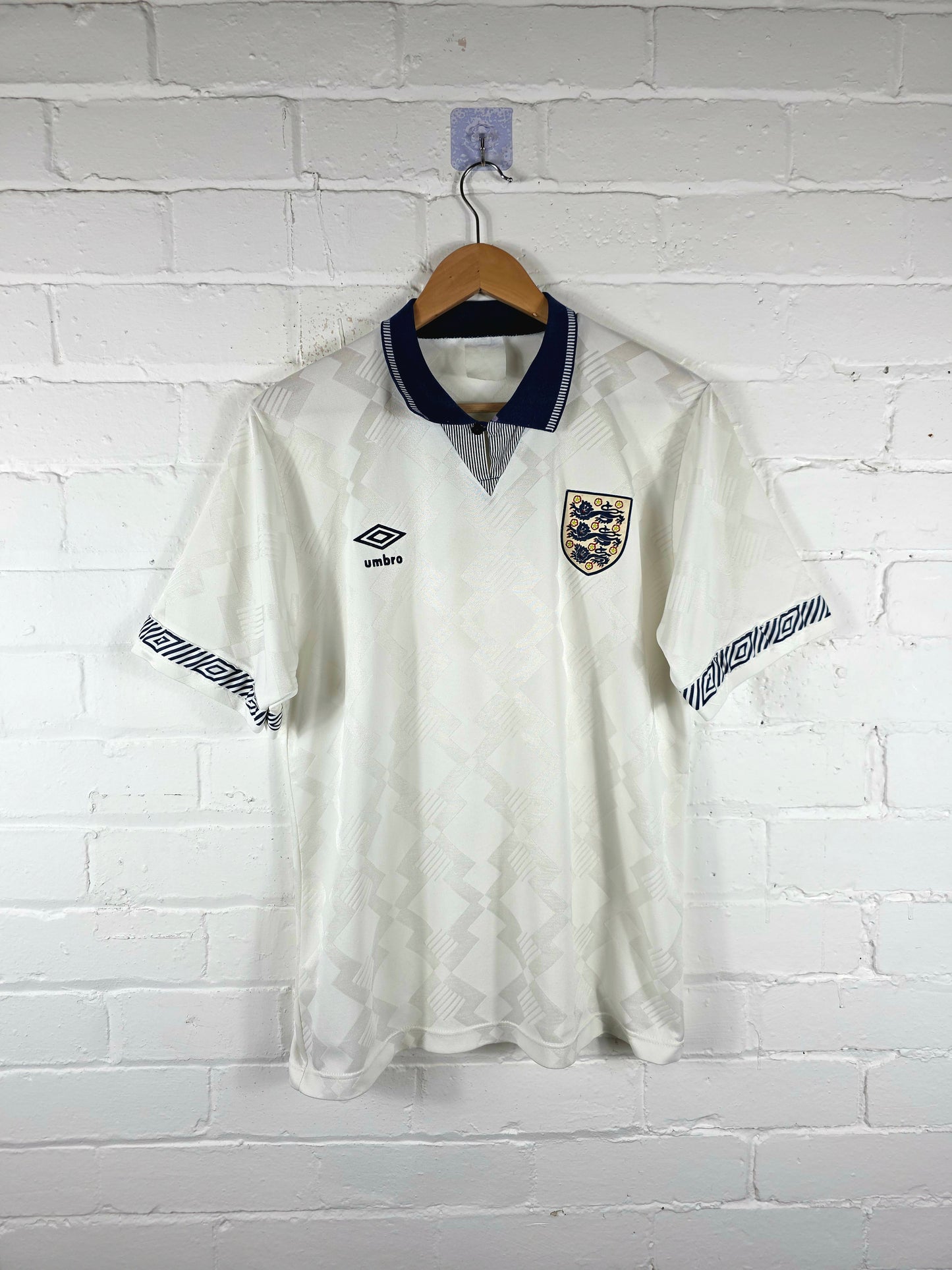 Umbro England 1990/92 Home Shirt Medium