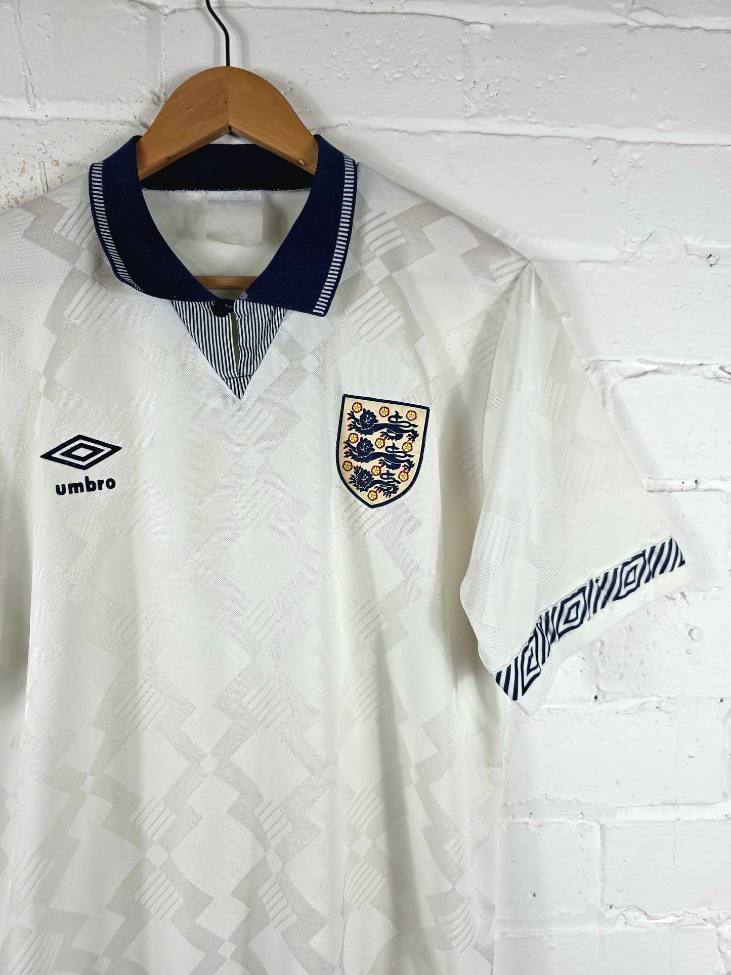 Umbro England 1990/92 Home Shirt Medium
