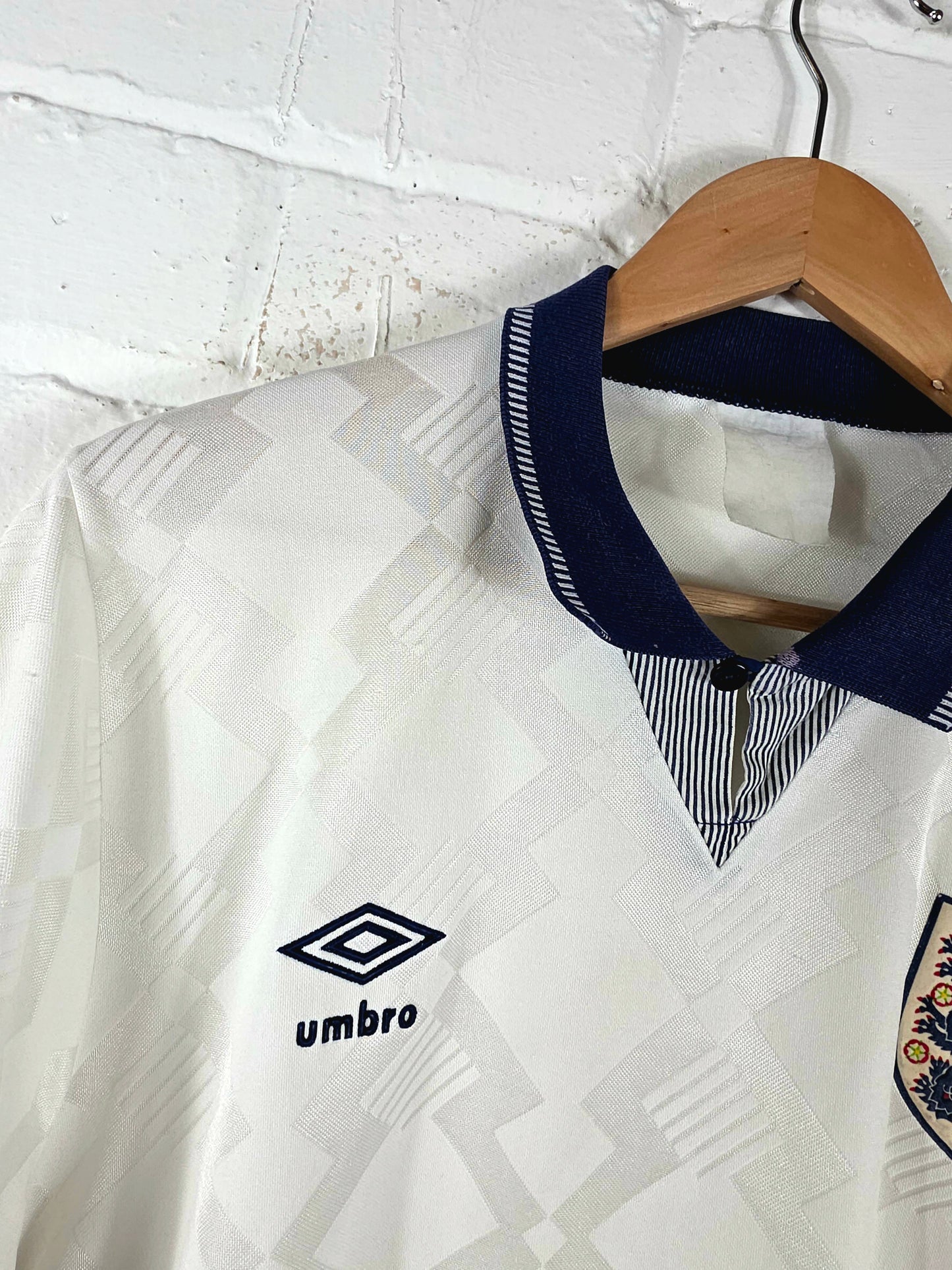 Umbro England 1990/92 Home Shirt Medium