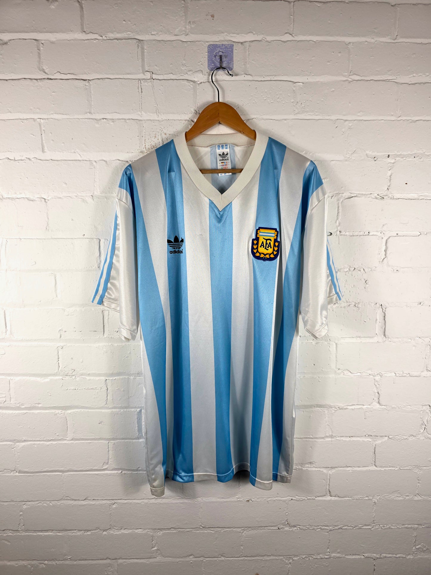 Adidas Argentina 1990/91 Home Shirt XL