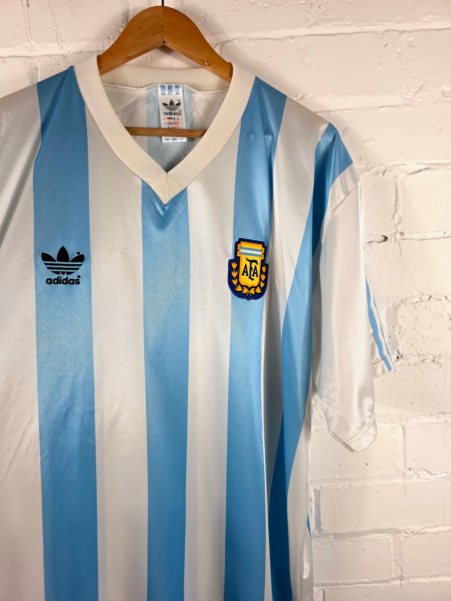 Adidas Argentina 1990/91 Home Shirt XL