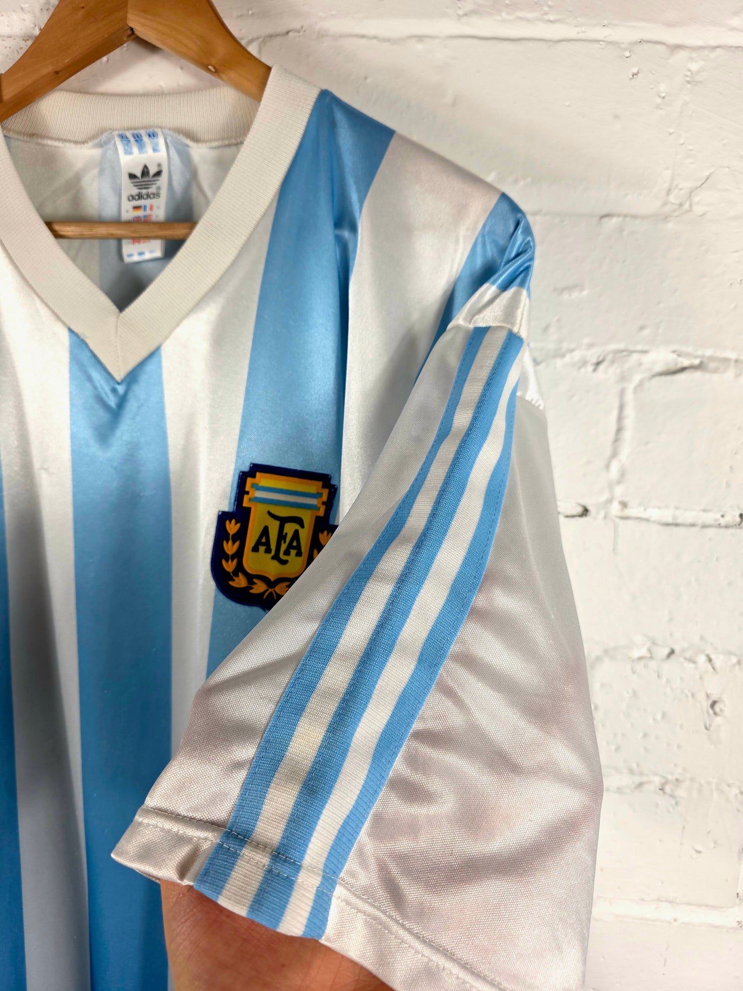 Adidas Argentina 1990/91 Home Shirt XL