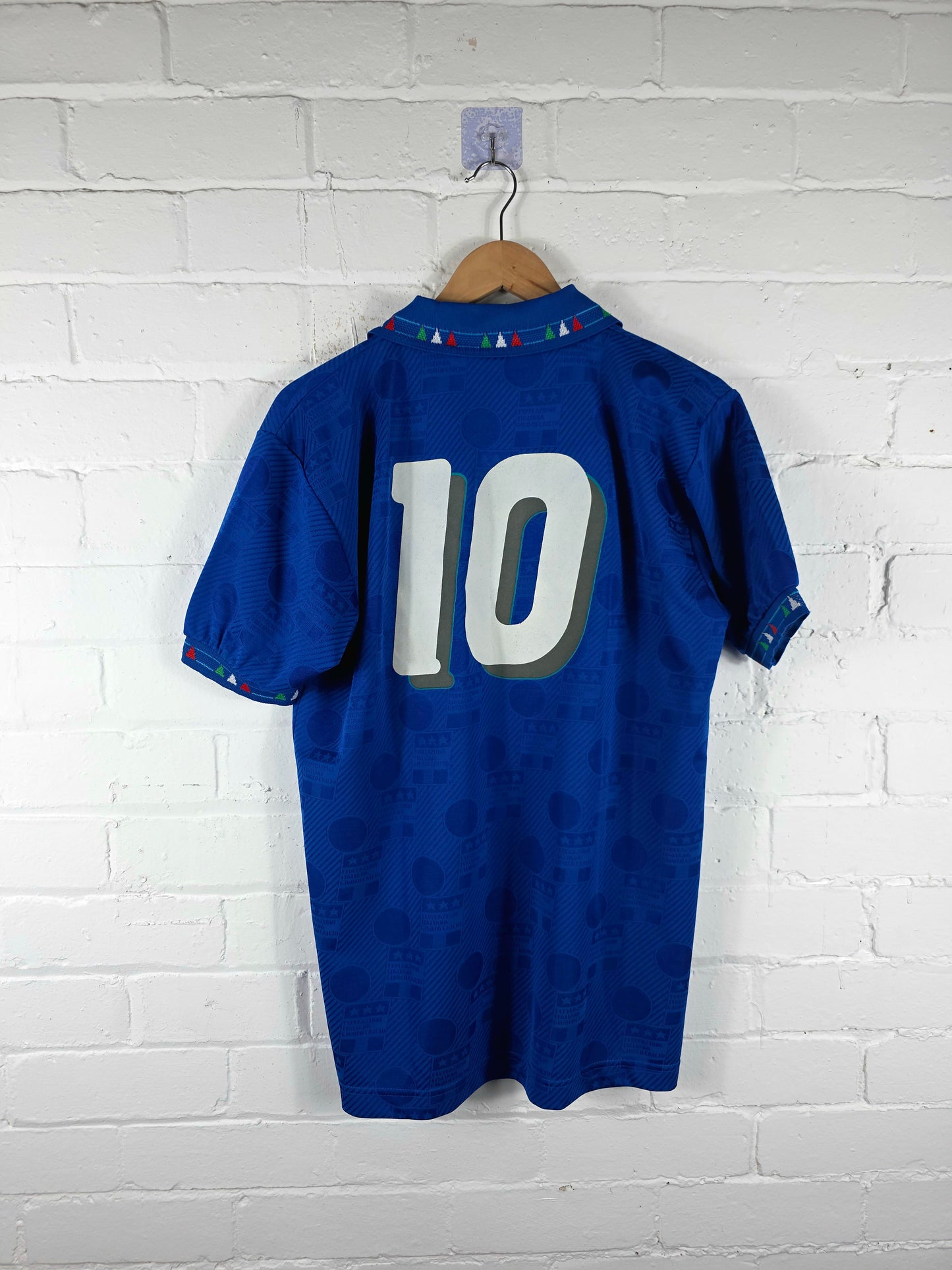 Diadora Italy 1993/94 '10 (Baggio)' Player Spec Home Shirt Medium