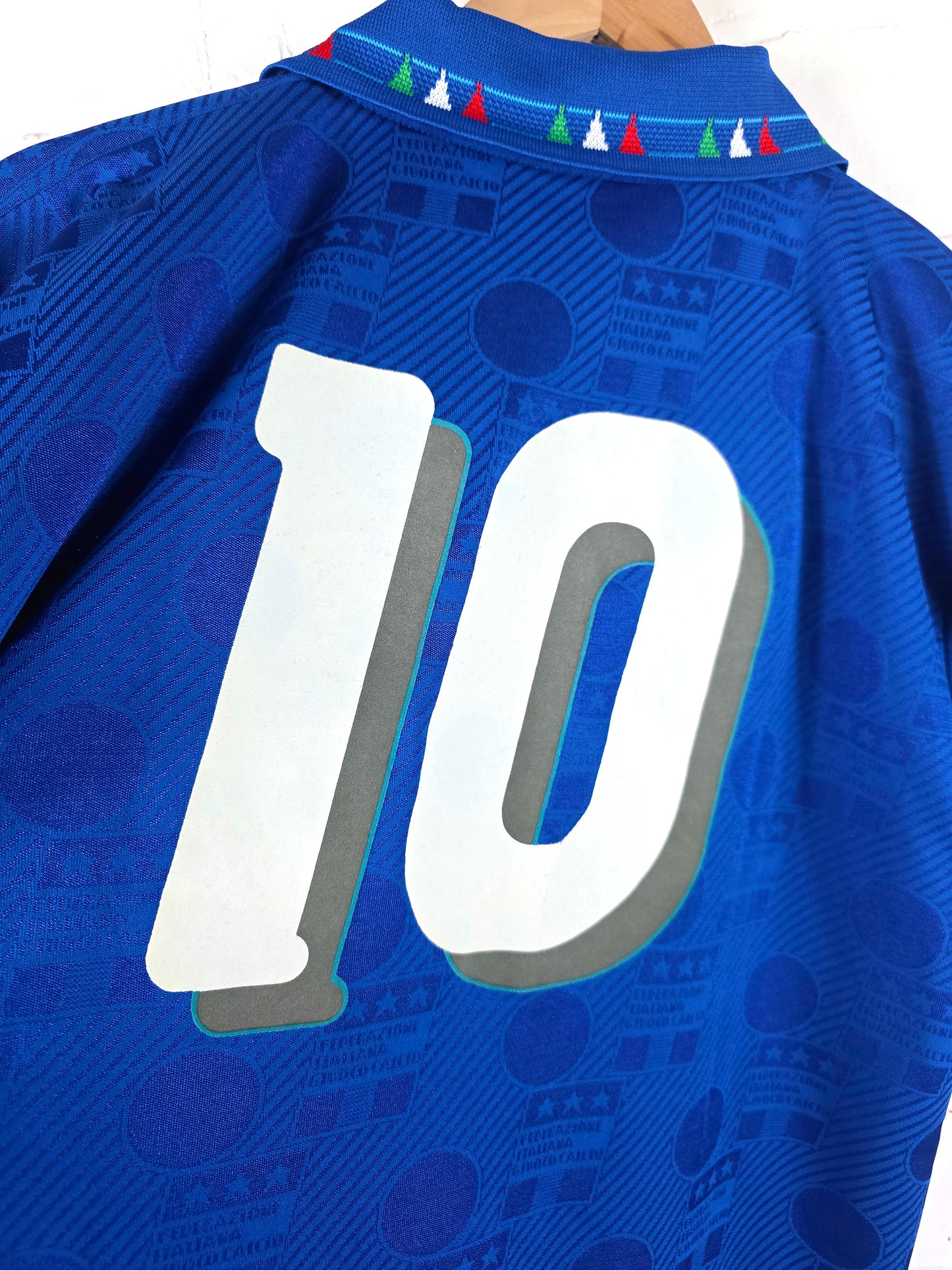 Diadora Italy 1993/94 '10 (Baggio)' Player Spec Home Shirt Medium