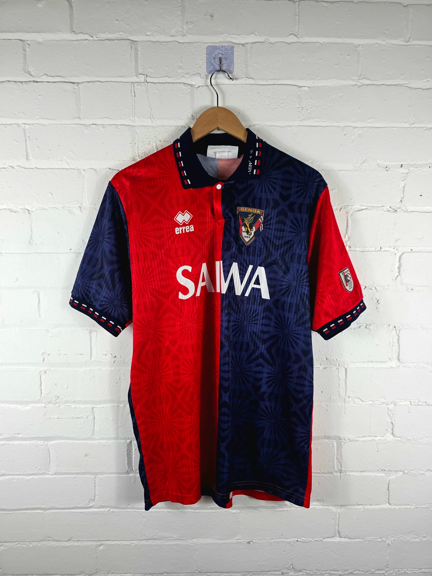 Errea Genoa 1992/94 Home Shirt Large