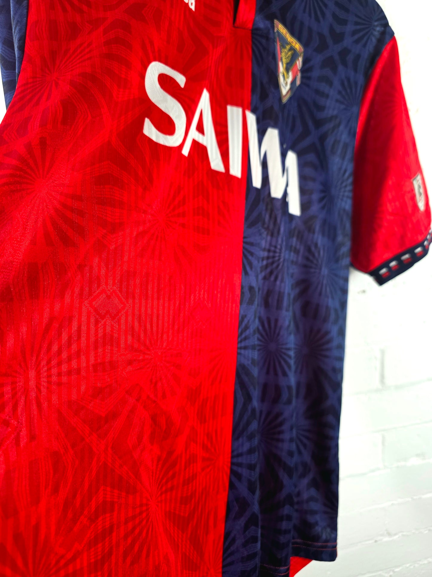 Errea Genoa 1992/94 Home Shirt Large