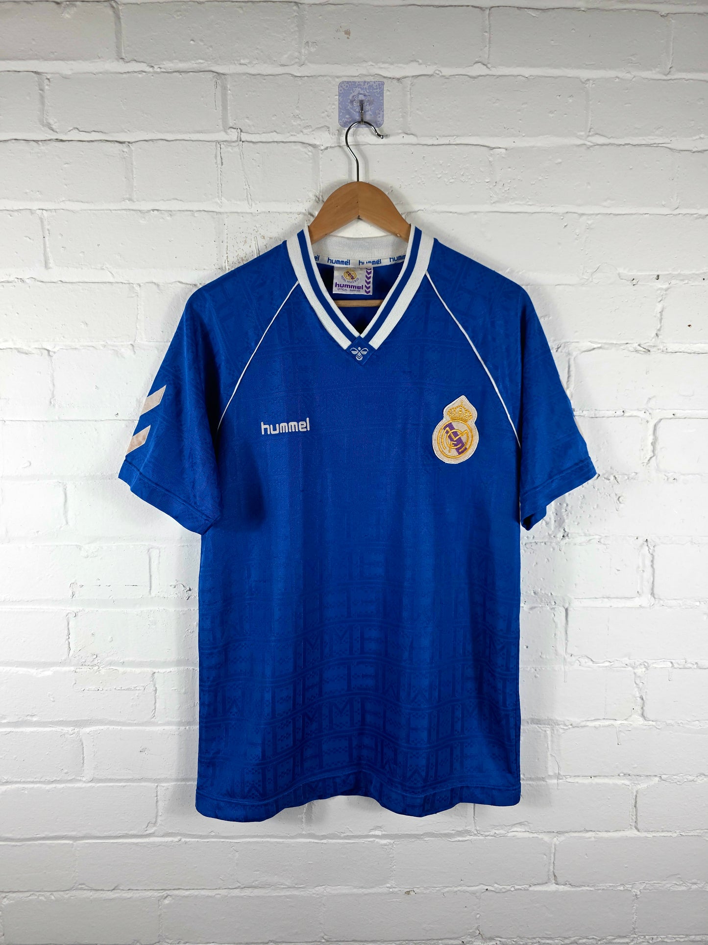 Hummel Real Madrid 1990/91 Away Shirt Large