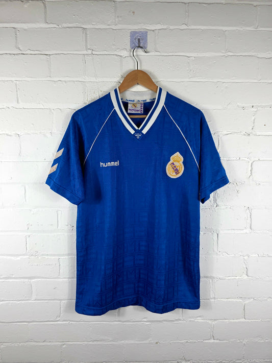 Hummel Real Madrid 1990/91 Away Shirt Large