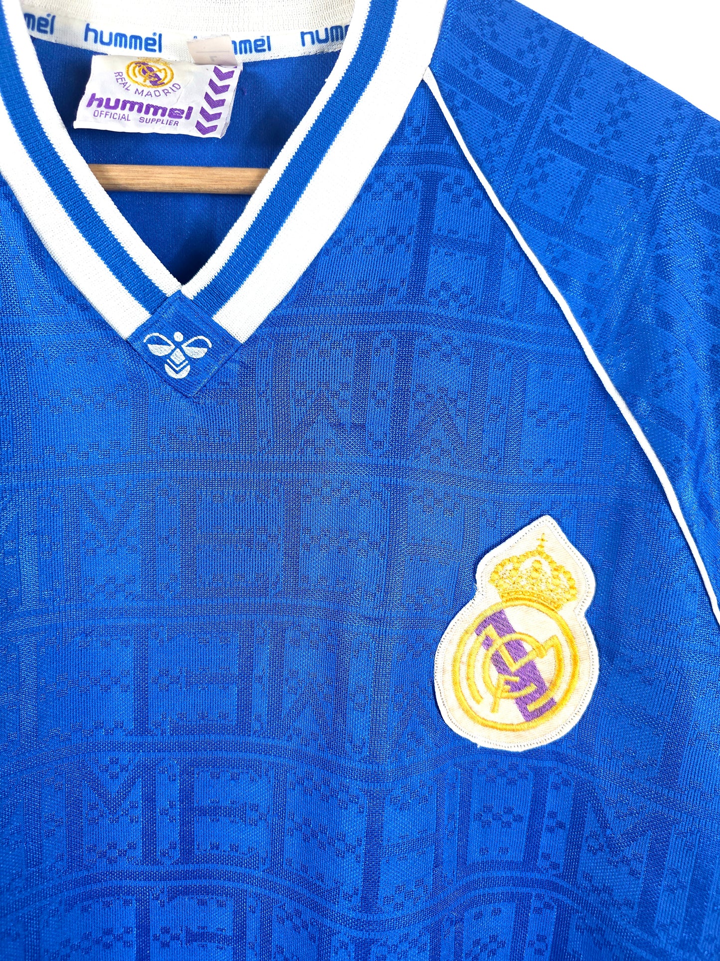 Hummel Real Madrid 1990/91 Away Shirt Large