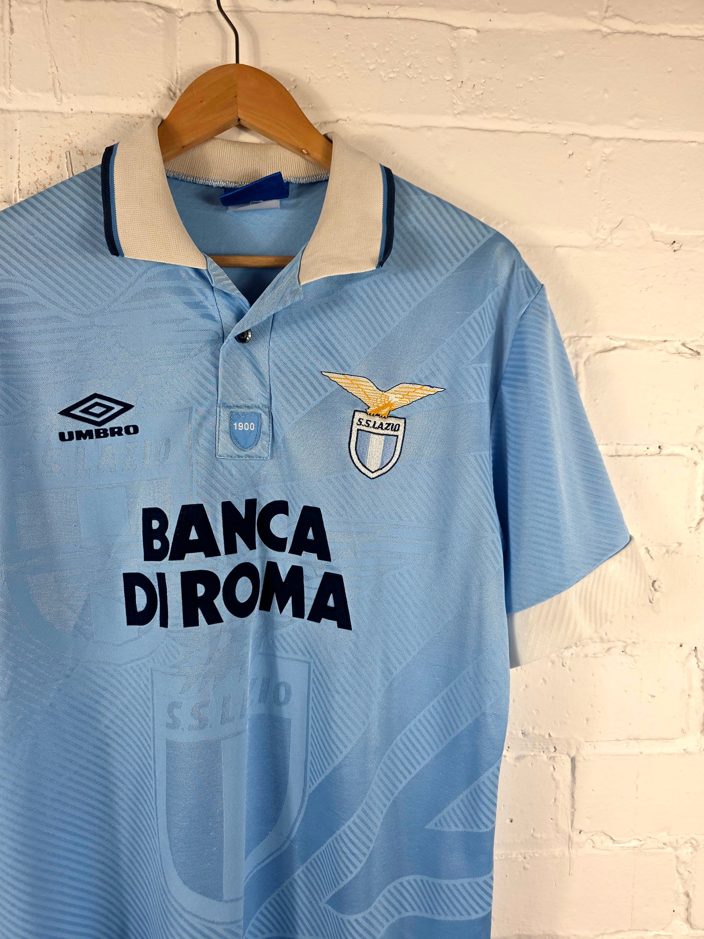 Umbro Lazio 1993/95 Home Shirt Medium