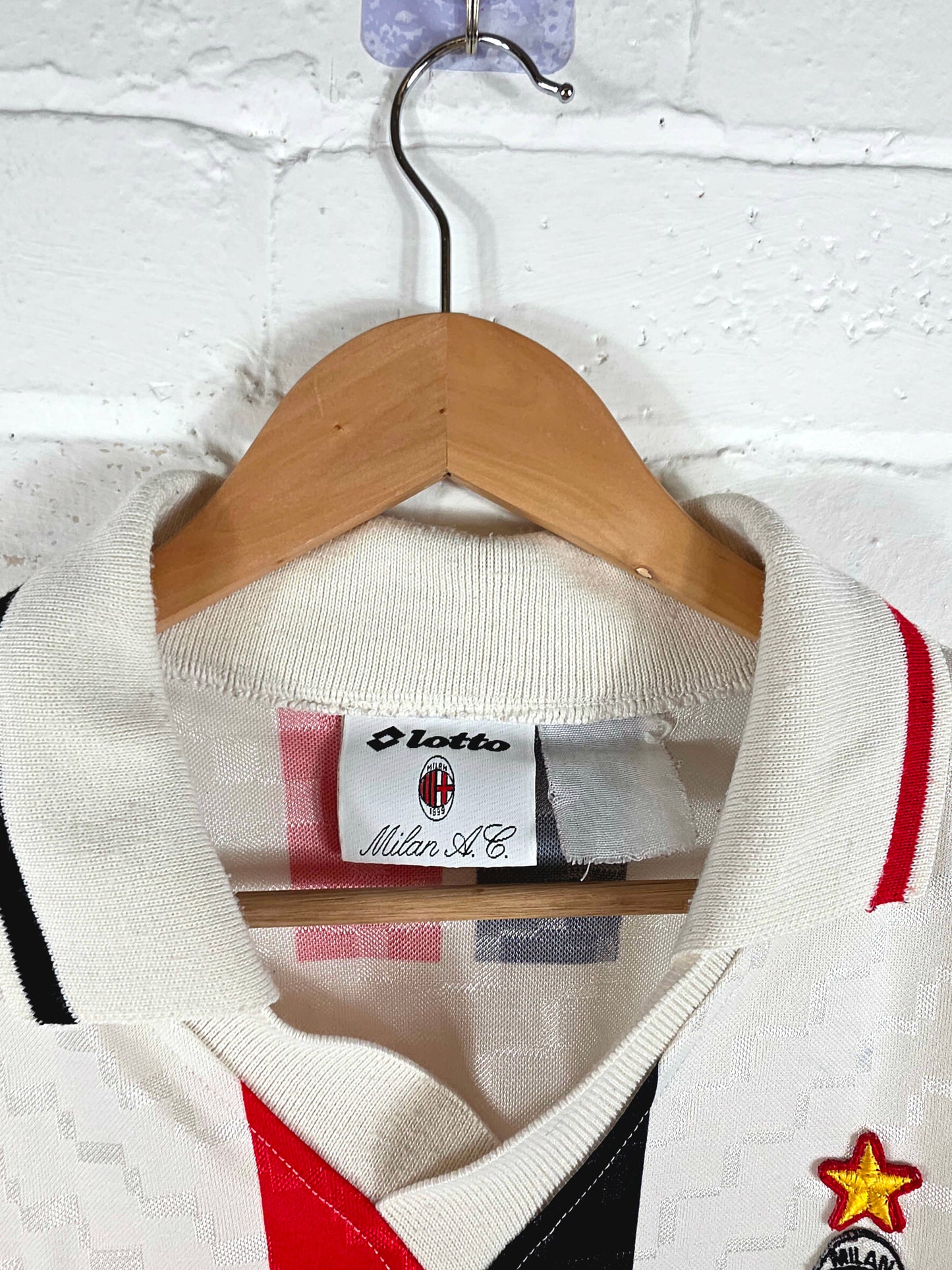 Lotto AC Milan 1995/96 Away Shirt Medium