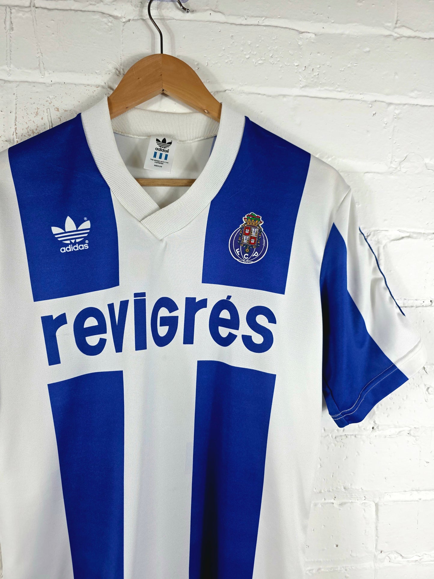 Adidas Porto 1990/92 Home Shirt Medium