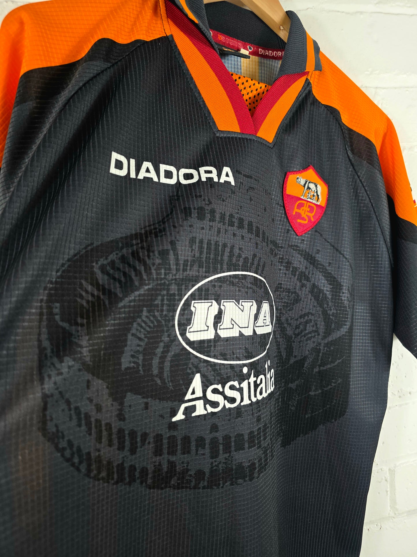 Diadora Roma 1997/98 Away Shirt Medium