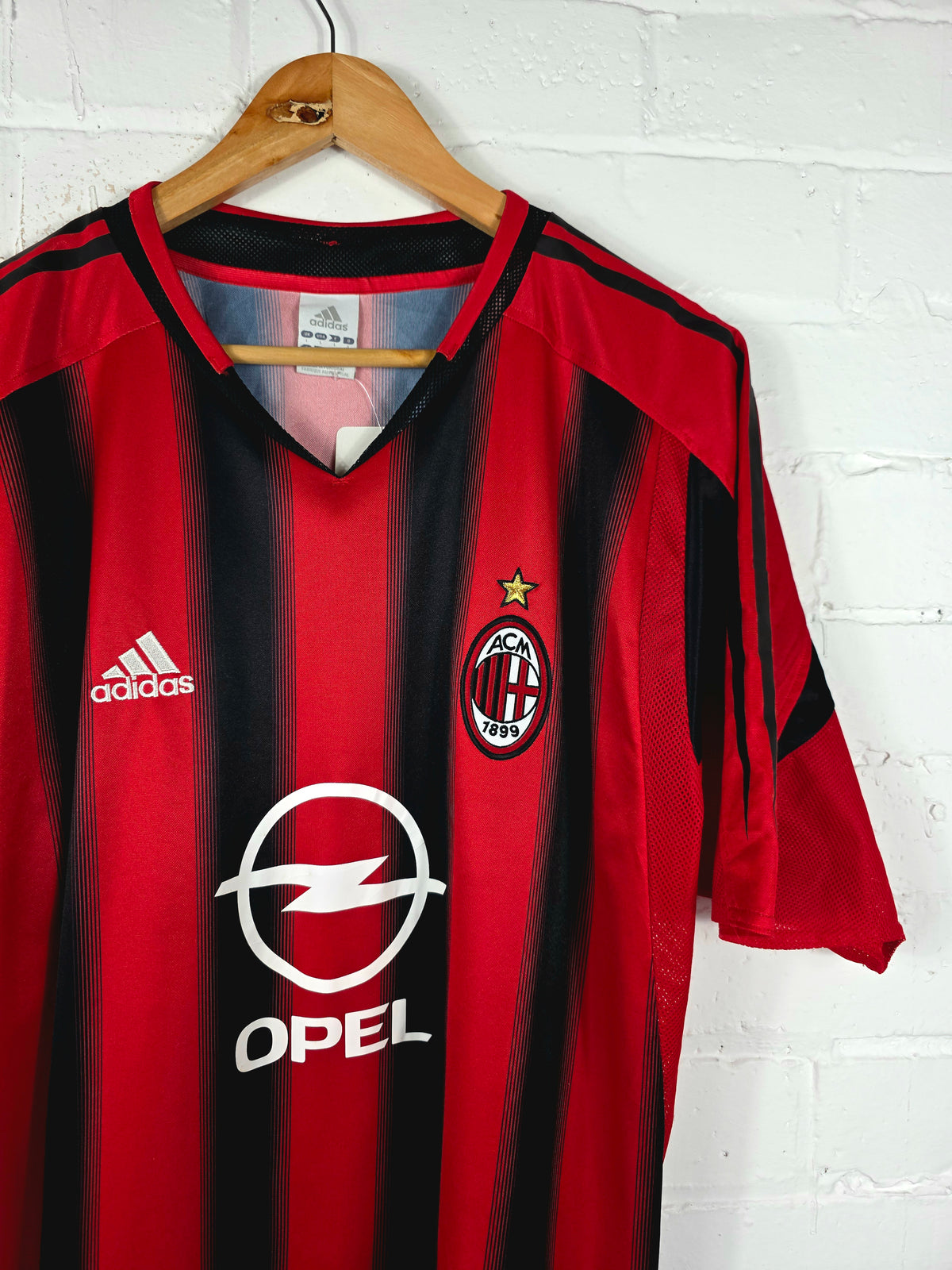 Adidas AC Milan 2004/05 Home Shirt Large