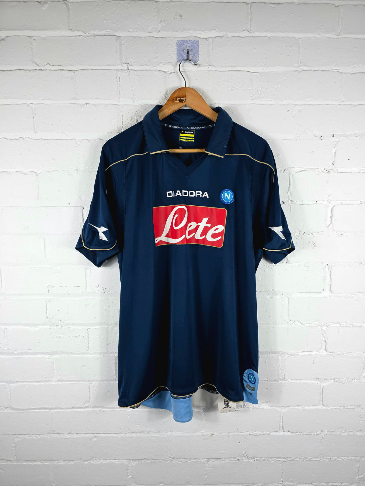 Diadora Napoli 2008/2009 'Lavezzi 7' Third Shirt XL