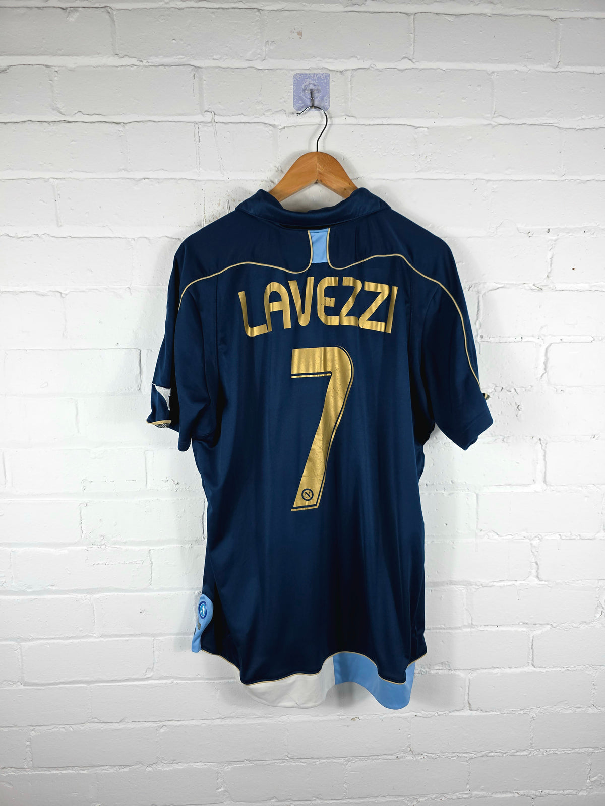 Diadora Napoli 2008/2009 'Lavezzi 7' Third Shirt XL