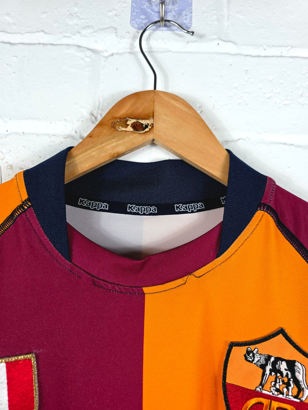 Kappa Roma 2001/02 European Home Shirt Large