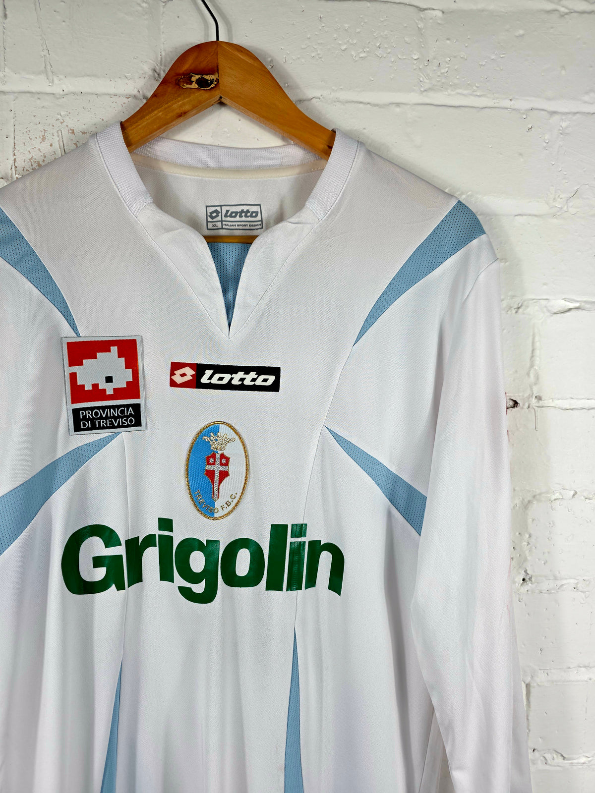 Lotto Treviso 2006/07 'Moro 16' Match Issue Long Sleeve Home Shirt XL