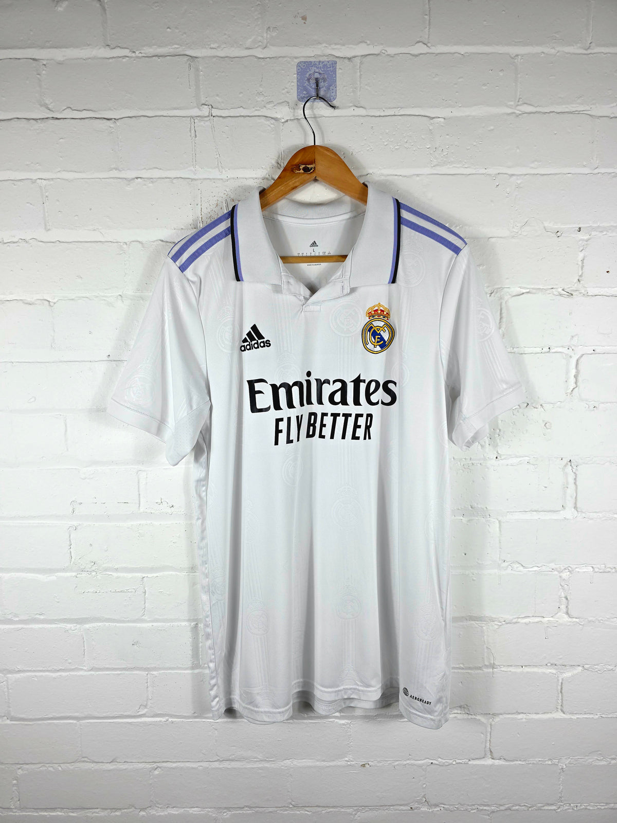 Adidas Real Madrid 2022/23 'Benzema 9' Home Shirt Large