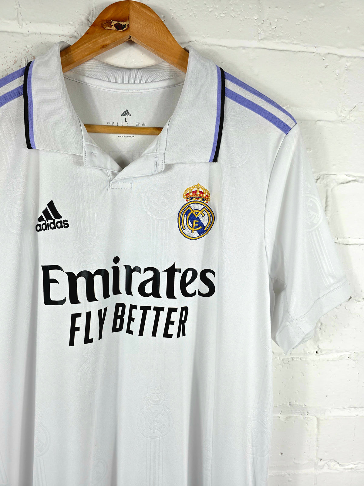 Adidas Real Madrid 2022/23 'Benzema 9' Home Shirt Large