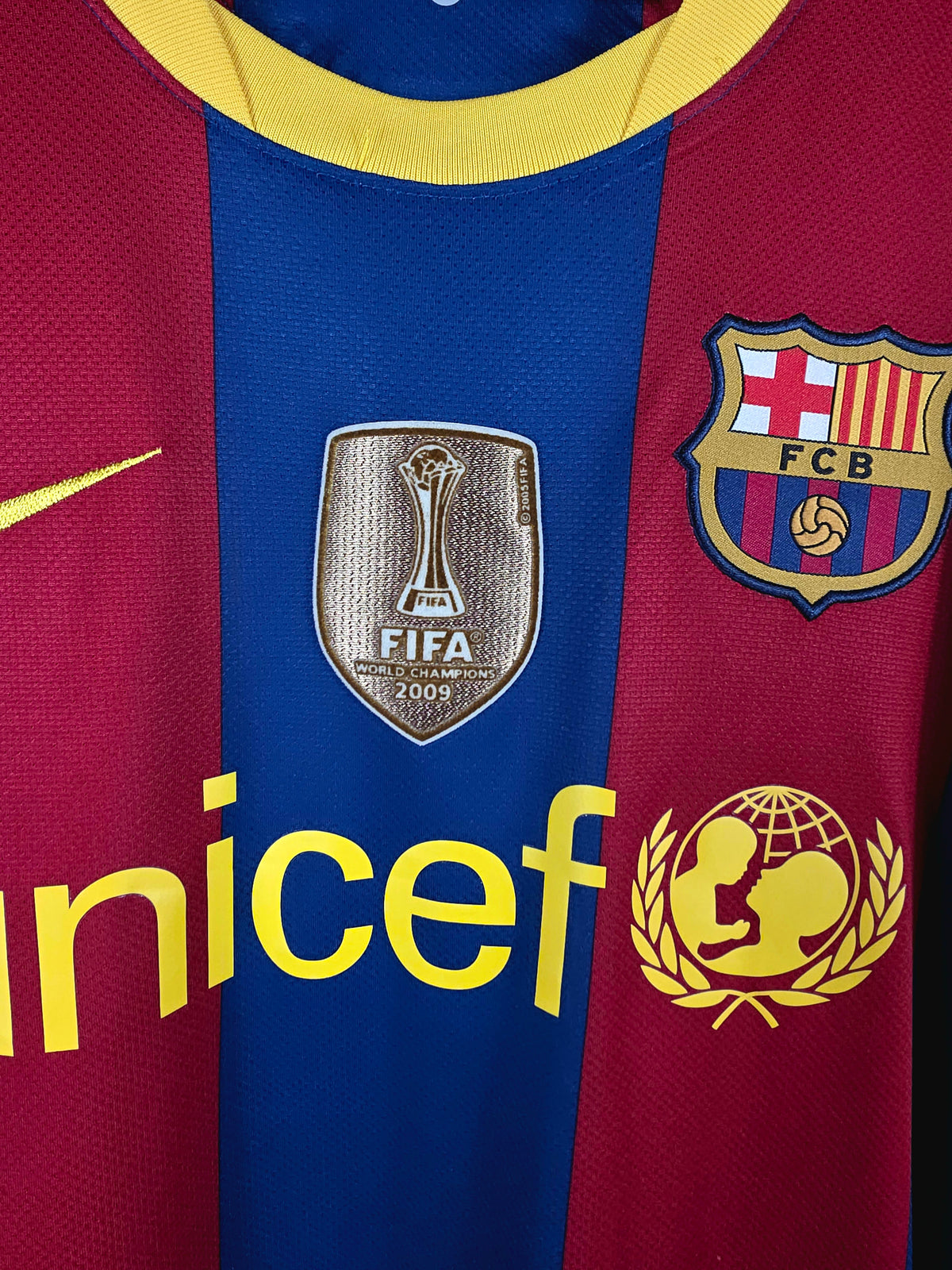 Nike Barcelona 2010/11 'David Villa 7' Home Shirt XL