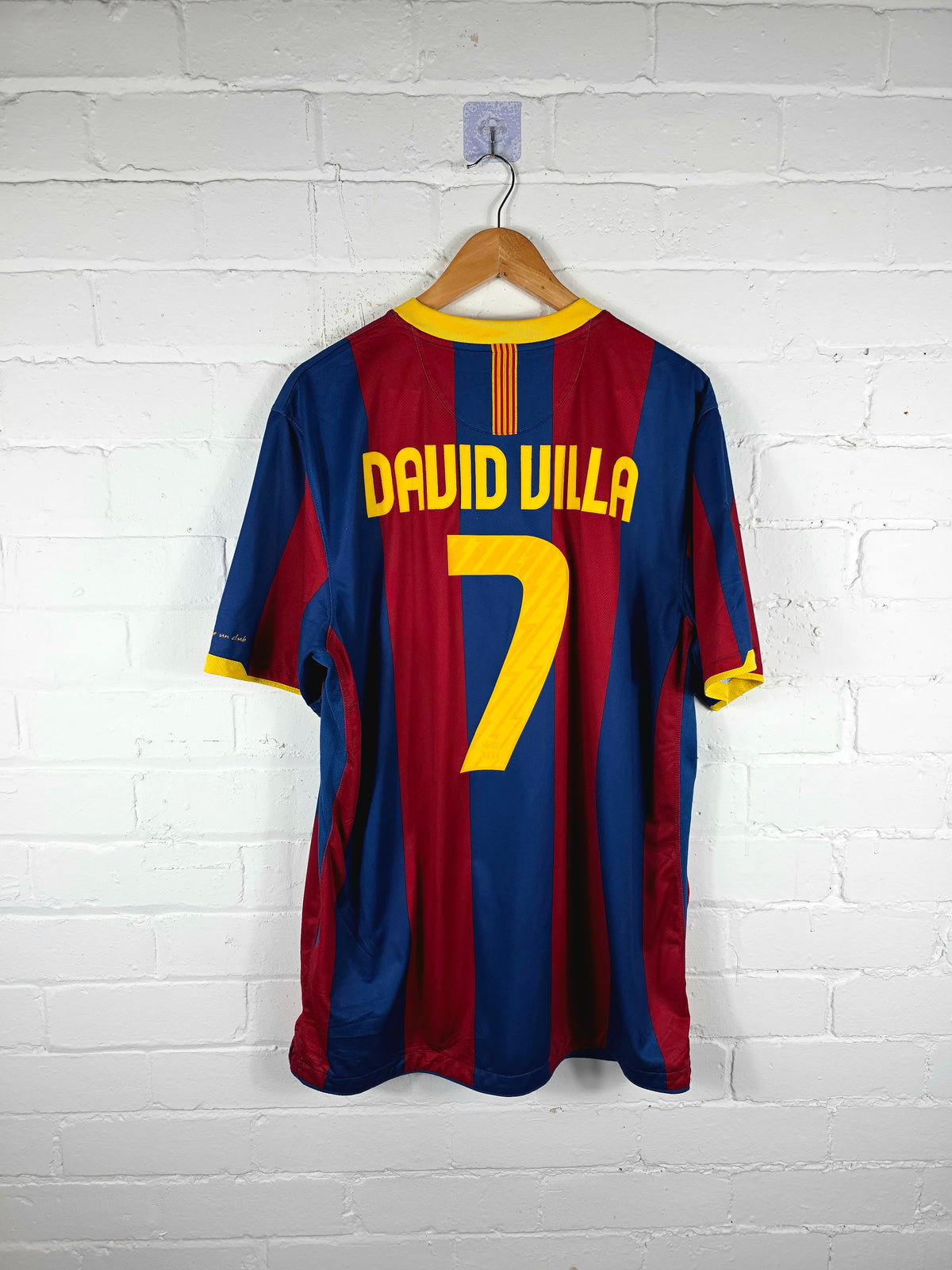 Nike Barcelona 2010/11 'David Villa 7' Home Shirt XL