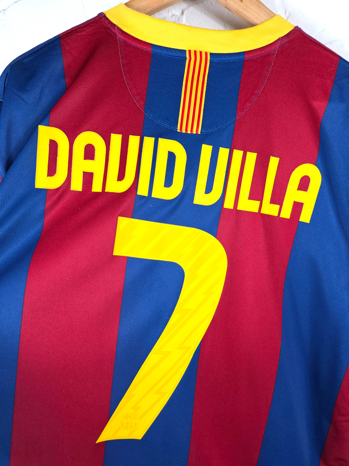 Nike Barcelona 2010/11 'David Villa 7' Home Shirt XL