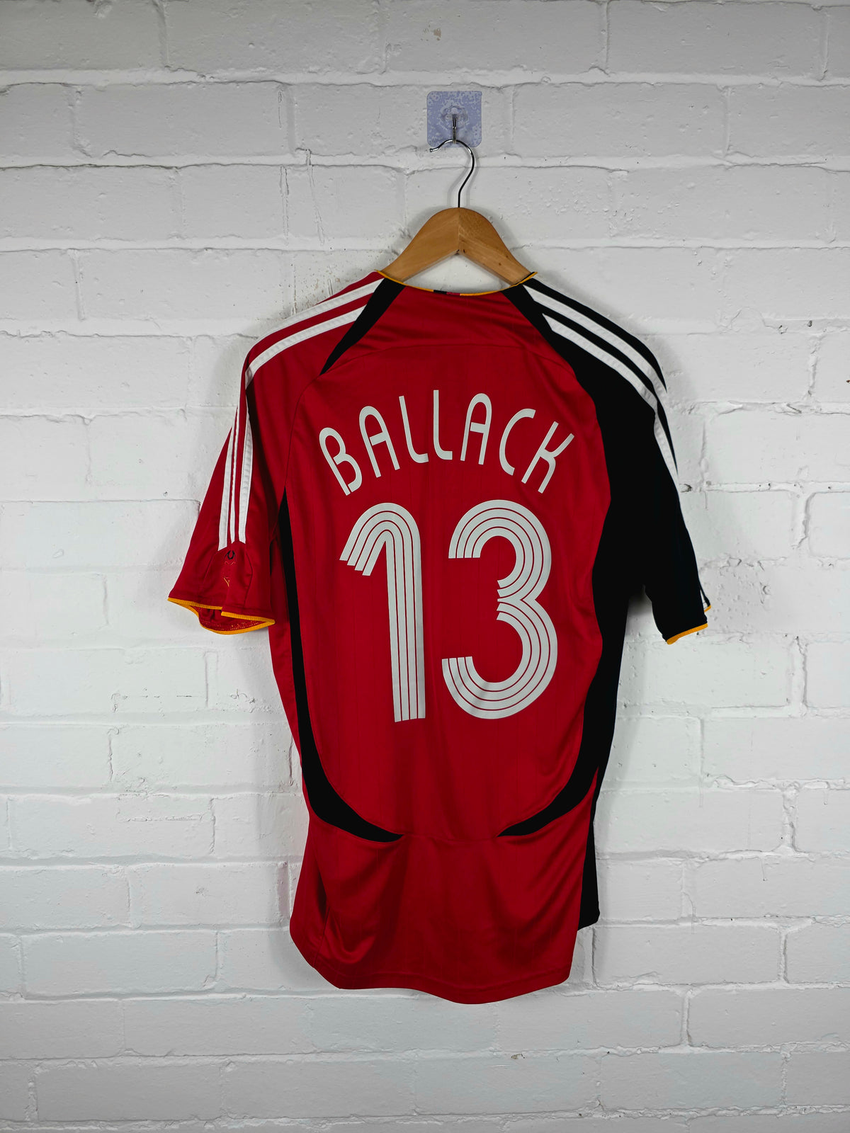 Adidas Germany 2005/07 'Ballack 13' Away Shirt Medium
