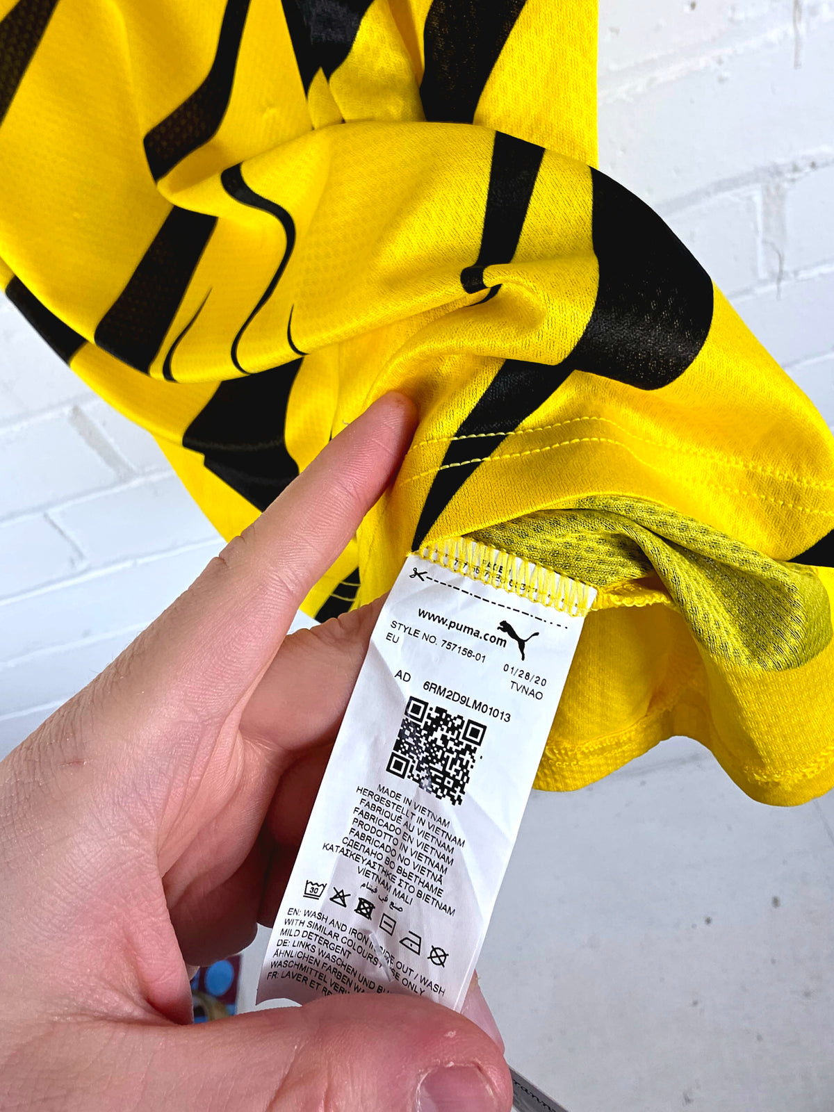 Puma Borussia Dortmund 2020/21 'Haaland 9' Home Shirt Large