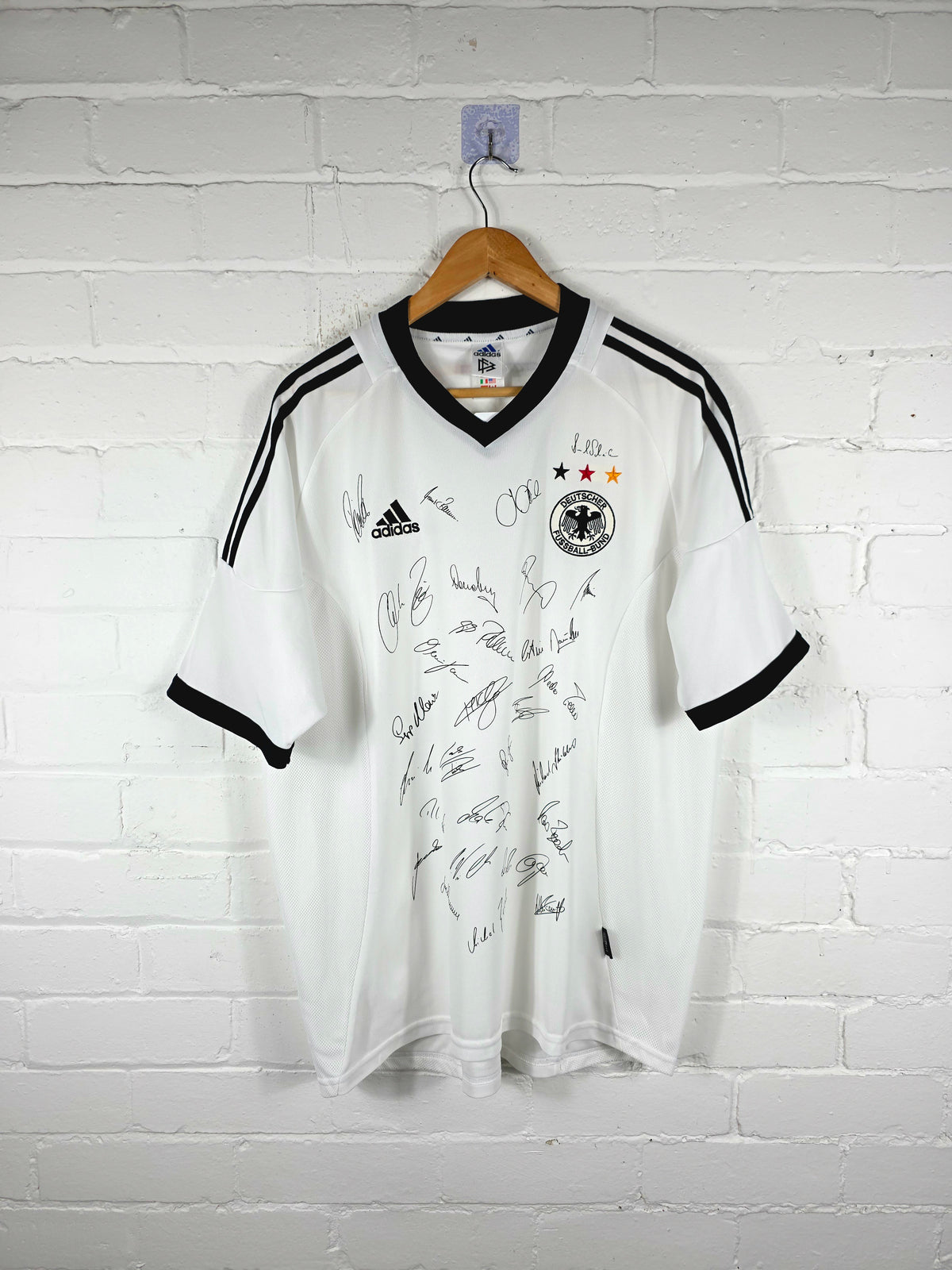Adidas Germany 2002/04 Signed Home Shirt XL