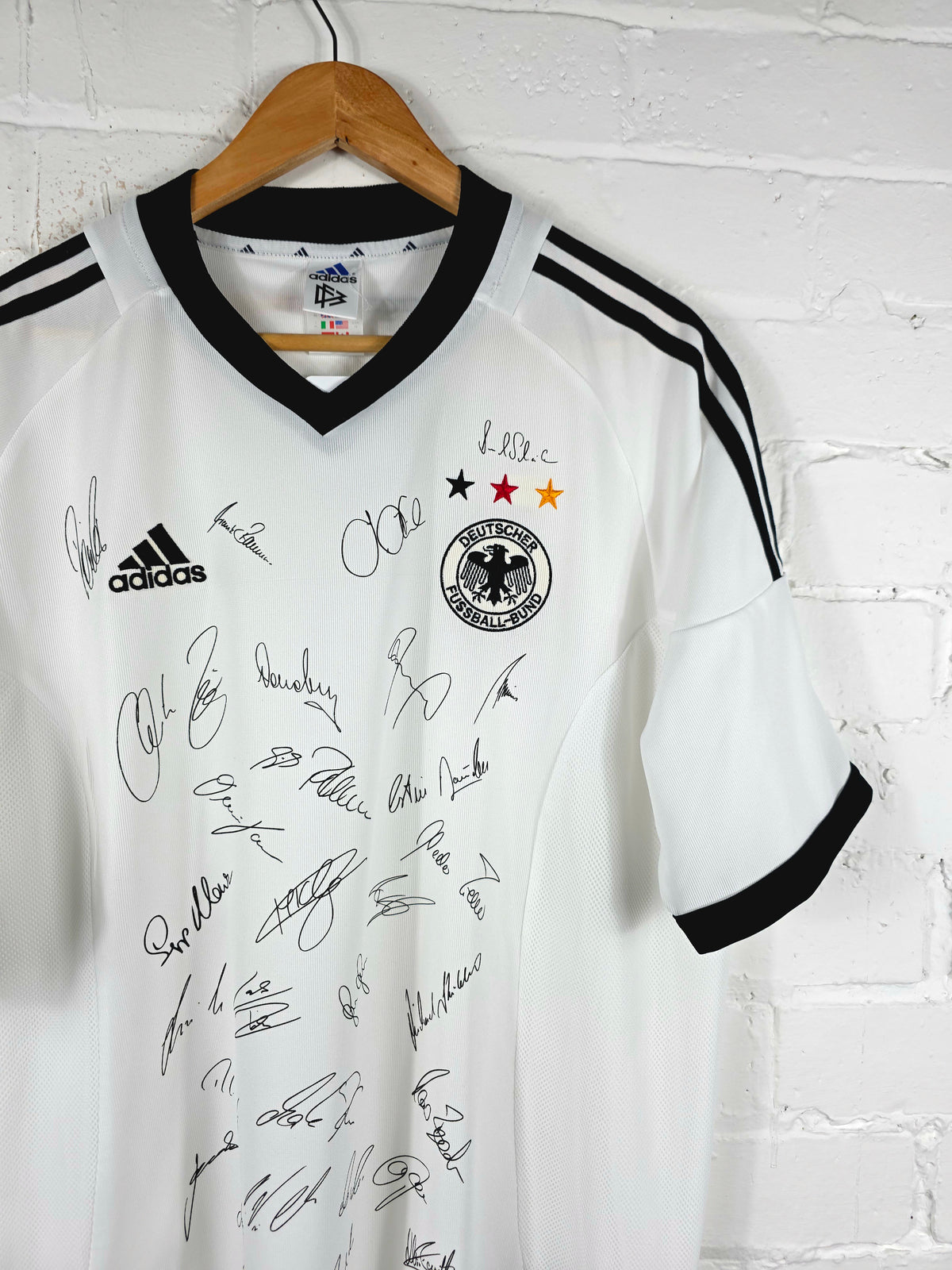 Adidas Germany 2002/04 Signed Home Shirt XL