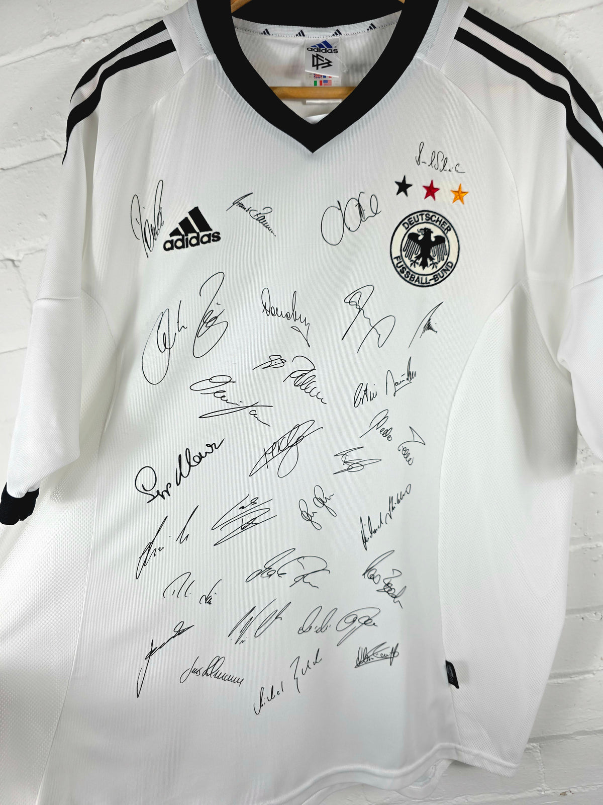 Adidas Germany 2002/04 Signed Home Shirt XL