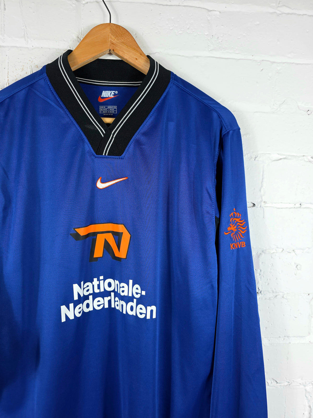Nike Holland 1998/00 Player Issue Long Sleeve Training Shirt Medium