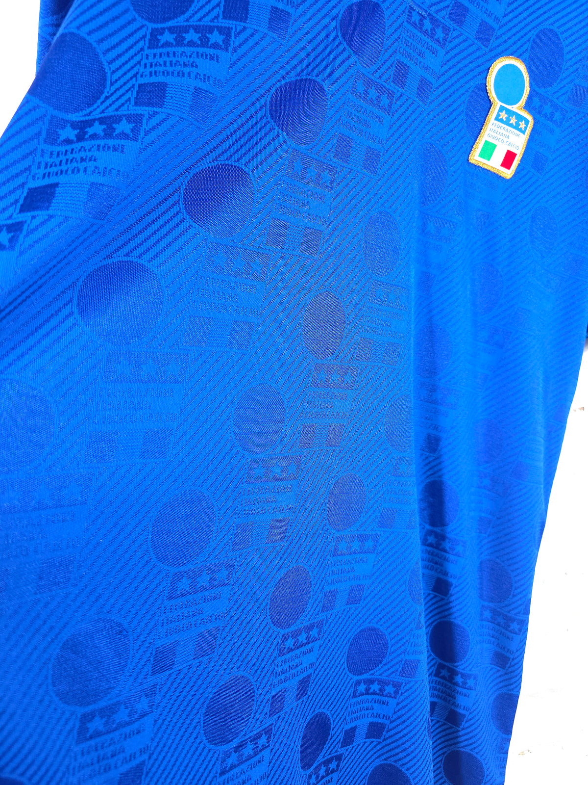 Diadora Italy 1993/94 Player Spec Home Shirt Large