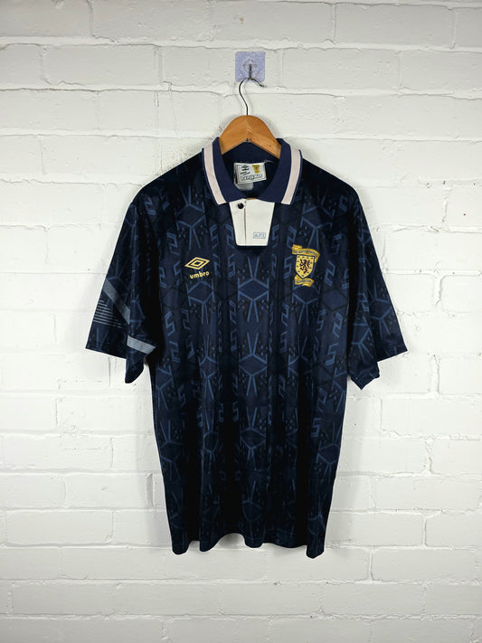 Umbro Scotland 1991/94 Home Shirt XL