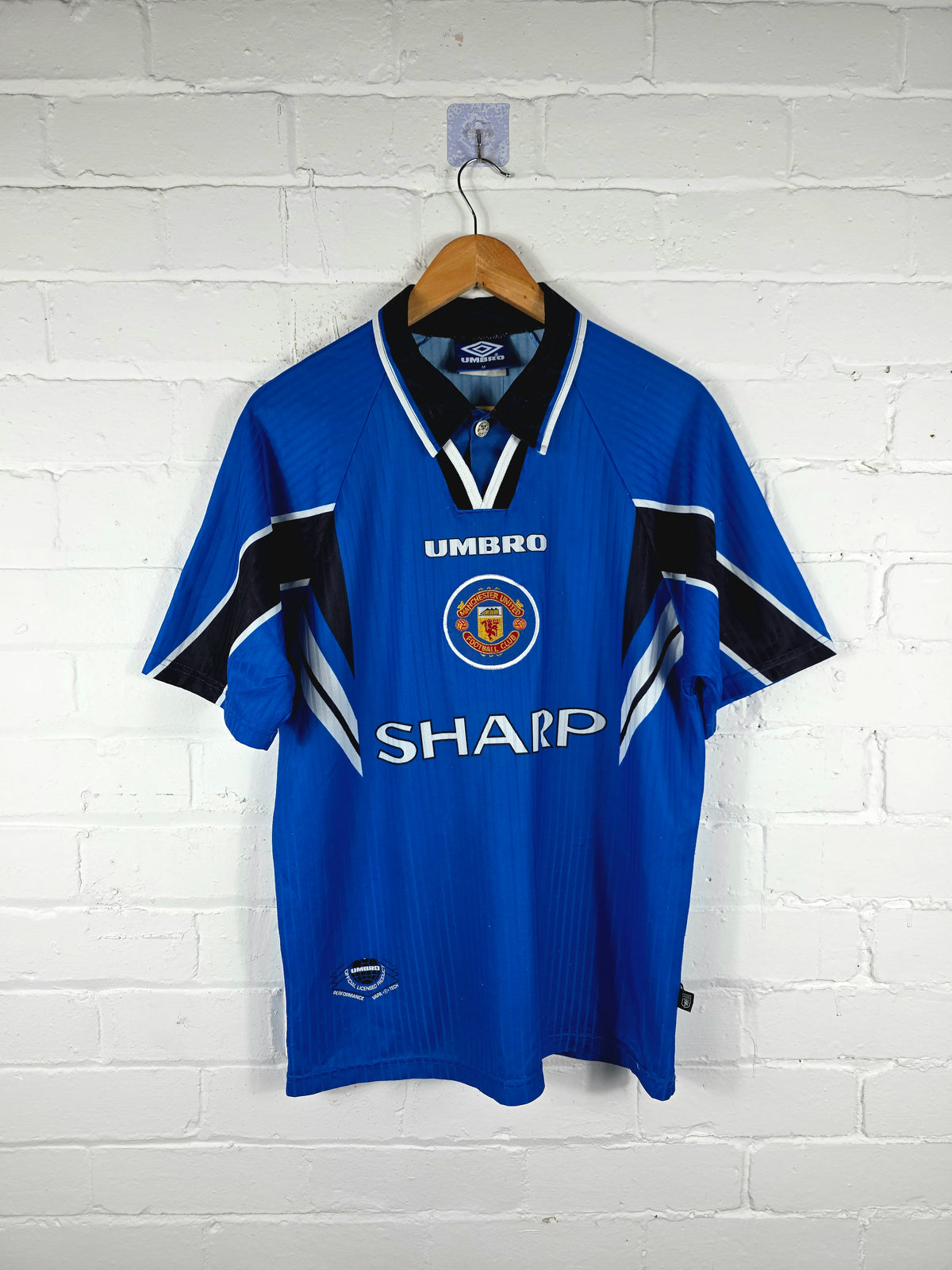 Umbro Manchester United 1996/98 'Cole 9' Third Shirt Medium