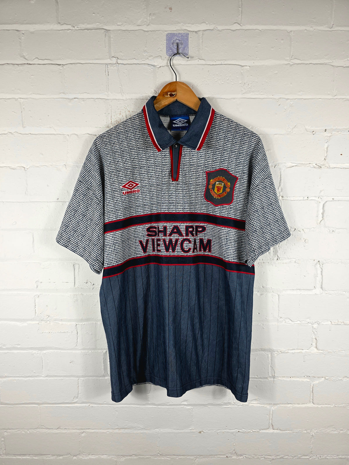 Umbro Manchester United 1995/96 Away Shirt Large