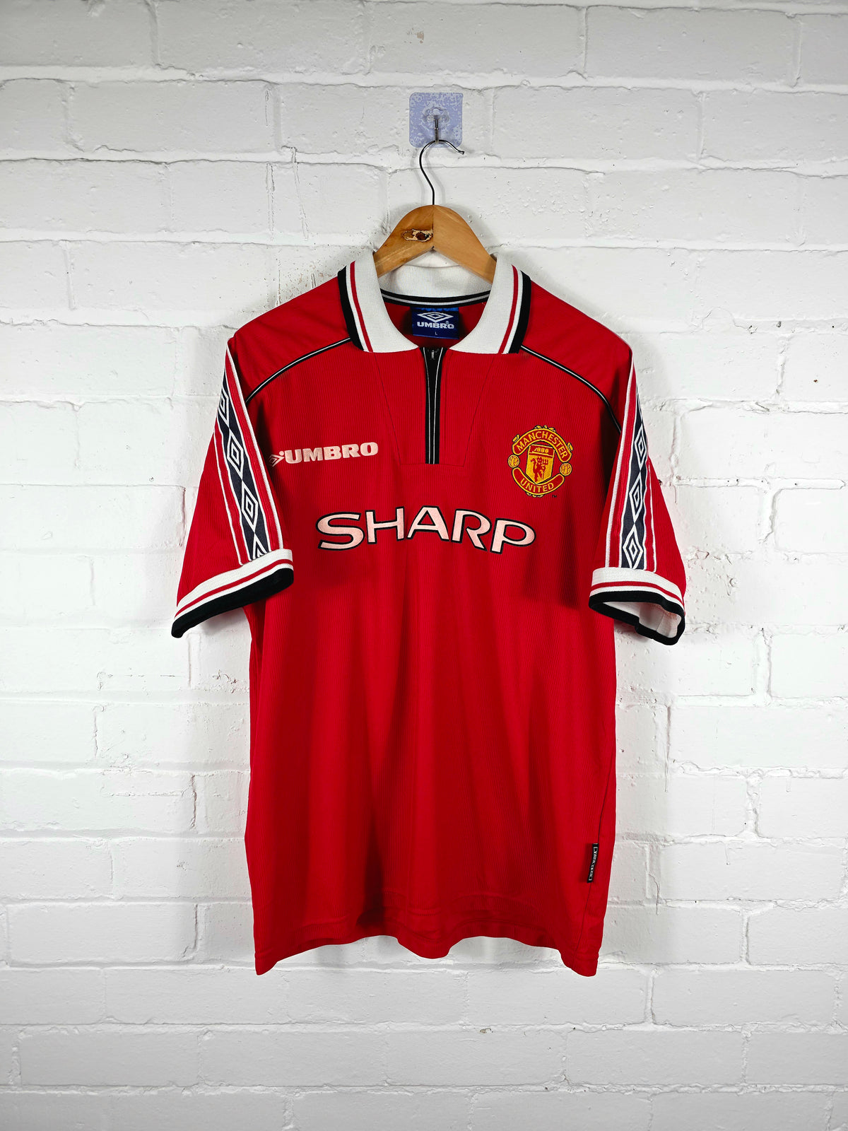 Umbro Manchester United 1998/00 Home Shirt Large