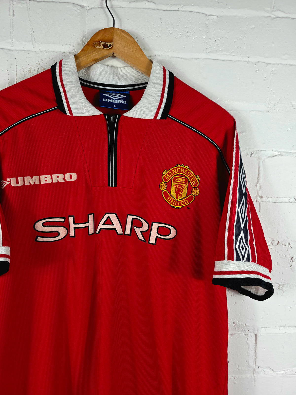 Umbro Manchester United 1998/00 Home Shirt Large