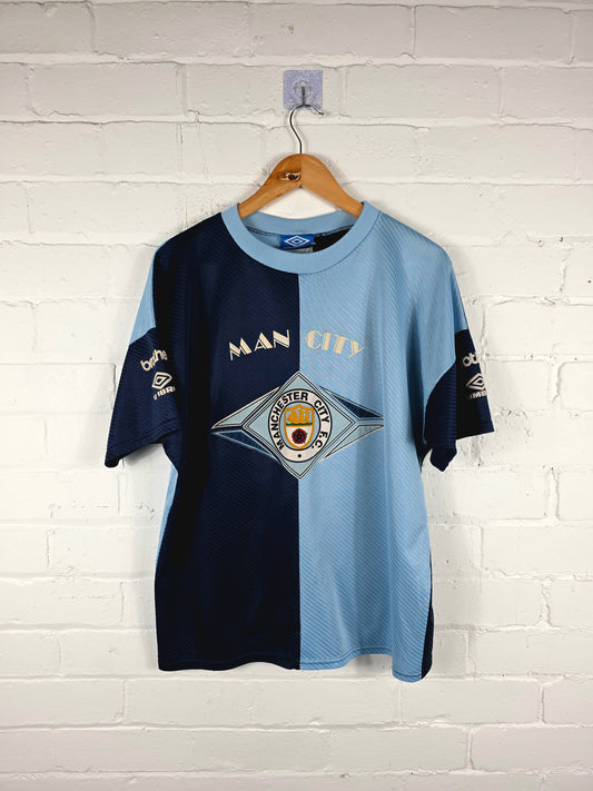 Umbro Manchester City 1993/95 Training Shirt Medium