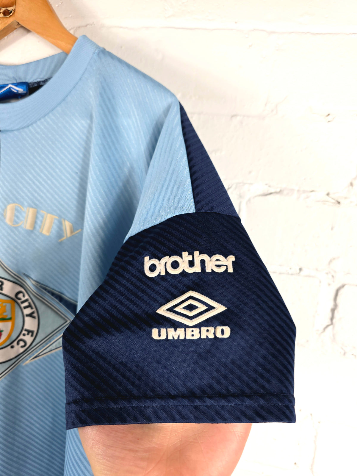 Umbro Manchester City 1993/95 Training Shirt Medium
