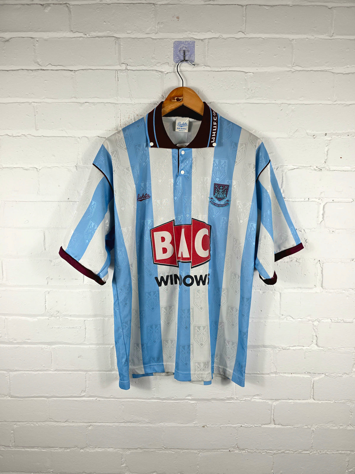 Bukta West Ham United 1991/92 Away Shirt Medium