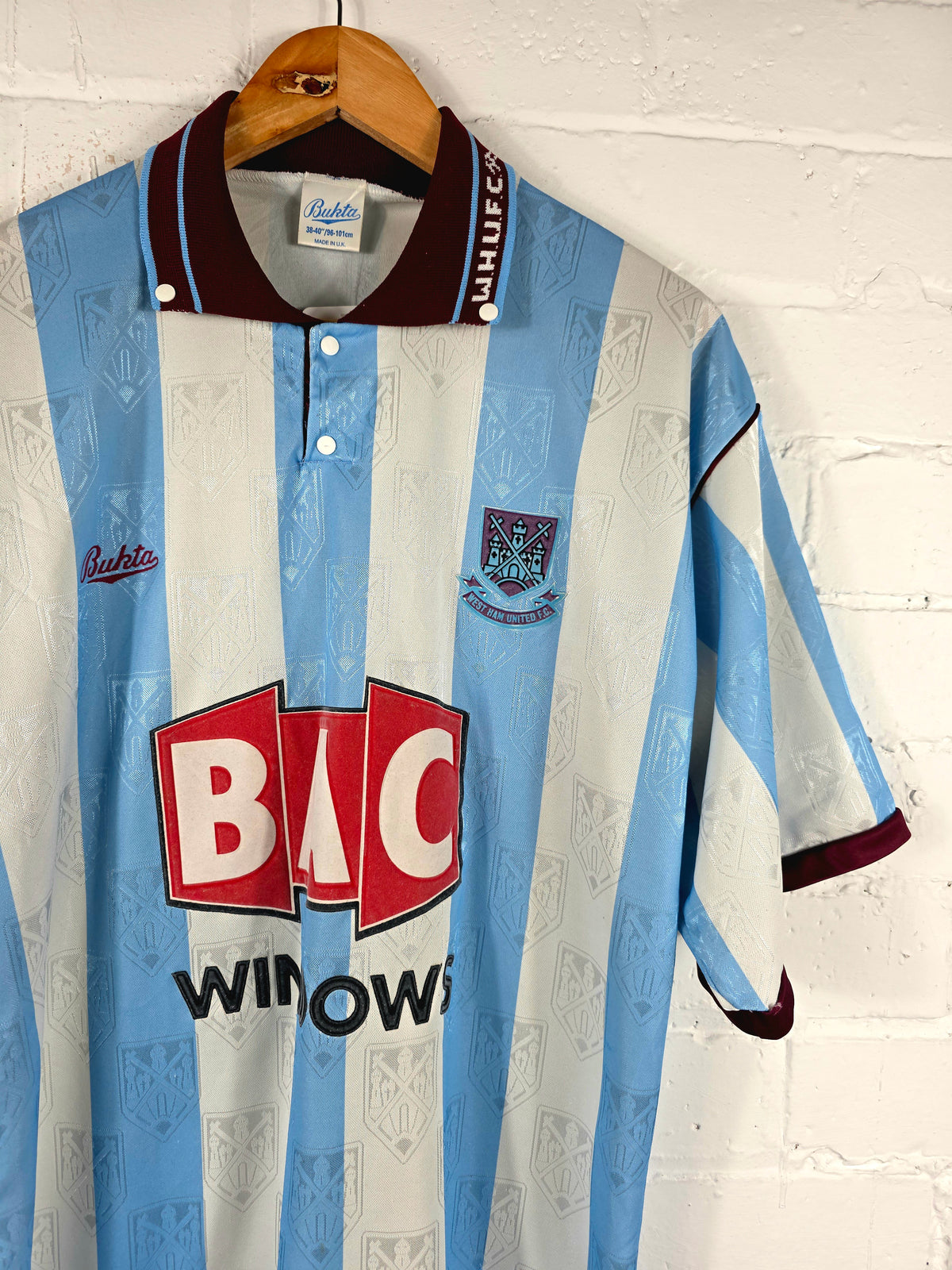 Bukta West Ham United 1991/92 Away Shirt Medium