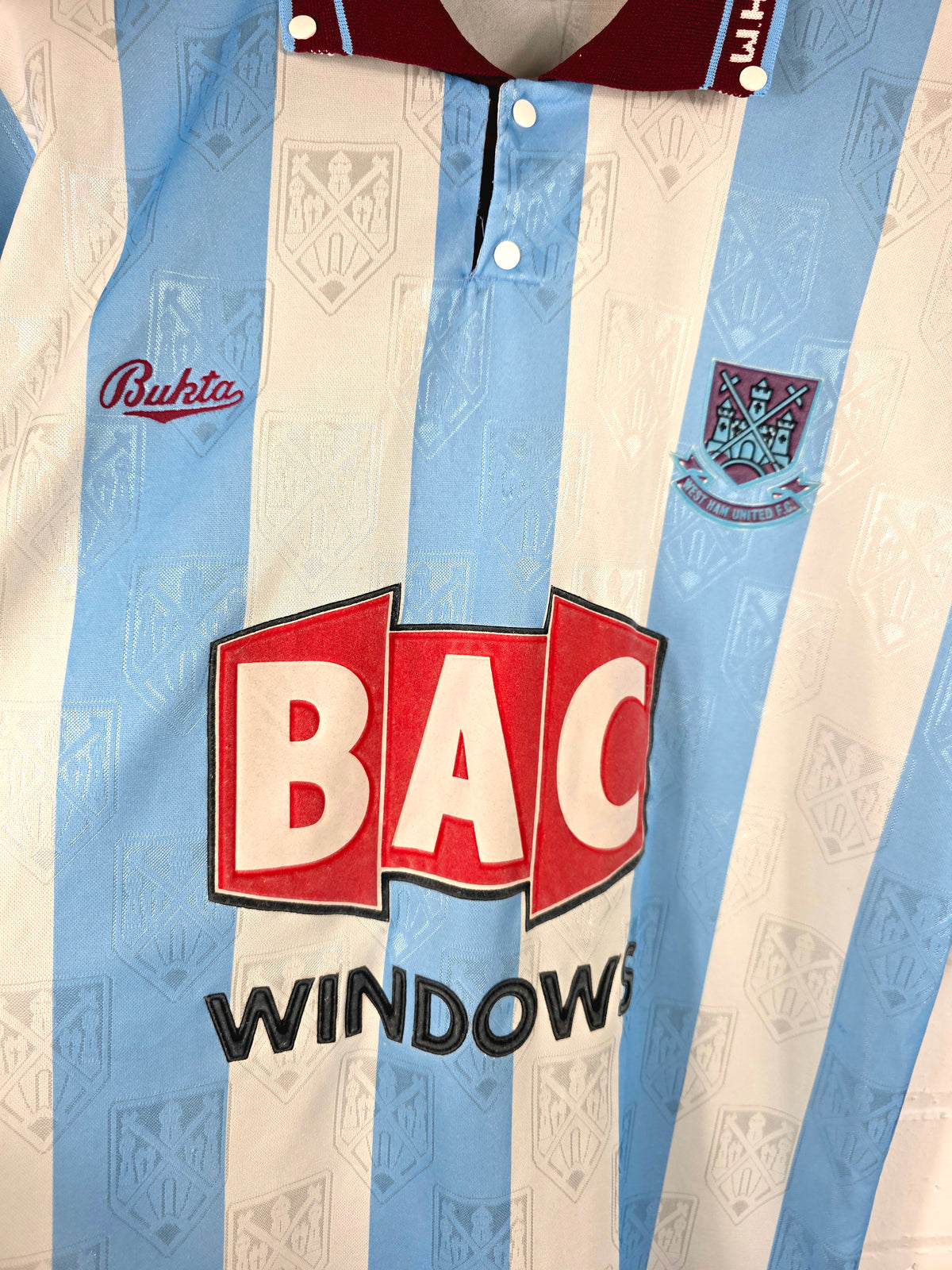 Bukta West Ham United 1991/92 Away Shirt Medium